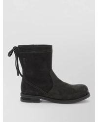 Kiko Kostadinov - Farkas Ankle Boots Round Toe Suede - Lyst