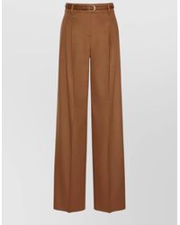 Max Mara - Virgin Wool High-Rise Wide-Leg Tailored Trousers - Lyst