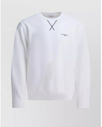 Givenchy - Crew Neck Long Sleeve Ribbed Sweatshirt - Lyst