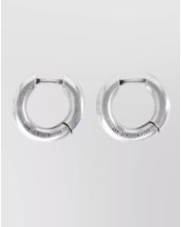 Ann Demeulemeester - Mariela Anatomic Loop Earrings Engraved Detail - Lyst