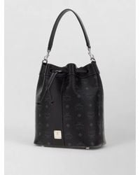 MCM - Dessau Bucket Bag Printed Canvas Strap - Lyst