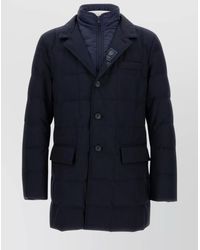 Fay - Down Quilted Double Breasted Coat - Lyst