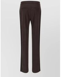 Sportmax - Wool Straight Leg Tailored Trousers - Lyst