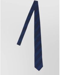 Brunello Cucinelli - Silk Textured Striped Tie - Lyst