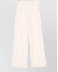 Semicouture - Wide-Leg Loungewear Trousers - Lyst