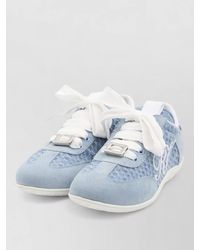 Roger Vivier - Leather Low-Top Sneakers - Lyst
