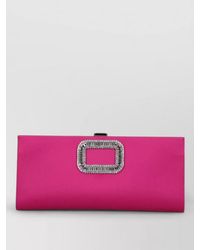Roger Vivier - Silk Clutch Bag - Lyst