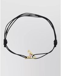 Aliita - Letter A Cord Bracelet Geometric Charm - Lyst