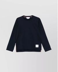 Thom Browne - Oversized Long Sleeve Cotton T-Shirt - Lyst