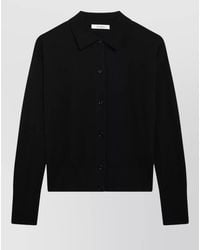 Max Mara - Long Sleeve Knitwear Top Ribbed Cuffs Hem - Lyst