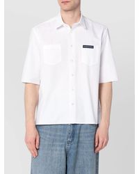 NAMACHEKO - Logo Patch Shirt With Pockets And Short Sleeves - Lyst