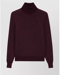 Saint Laurent - Wool Turtleneck Sweater Long Sleeves - Lyst