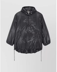 Saint Laurent - Padded Hooded Anorak Jacket - Lyst
