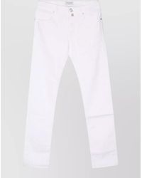 Jacob Cohen - Denim Trousers Belt Loops Five Pockets Slim - Lyst