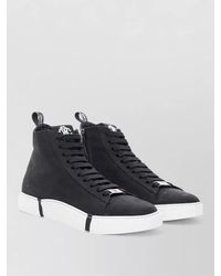Roberto Cavalli - Suede Leather Lace-Up Sneakers - Lyst