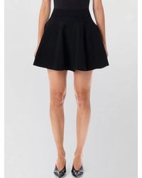 Ami Paris - Godet Mini Skirt High Waist Knit - Lyst
