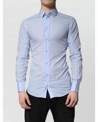 Dolce & Gabbana - Cotton Slim-Fit Long-Sleeve Shirt - Lyst