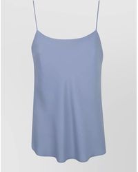 Herno - Lightweight Sleeveless Top Featuring Spaghetti Straps - Lyst