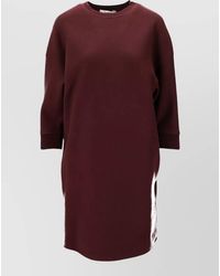 Max Mara - Cashmere Wool Jersey Knee-Length Dress - Lyst