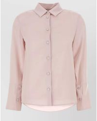 Max Mara - Stretch Silk Oliera Shirt Long Sleeves - Lyst