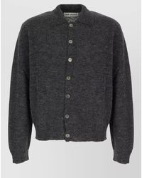 Our Legacy - Stretch Alpaca Blend Collared Cardigan Knit - Lyst