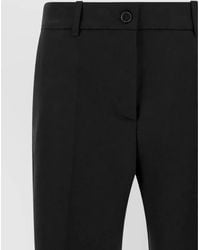 P.A.R.O.S.H. - Virgin Wool Straight-Leg Mid-Rise Suit Trousers - Lyst