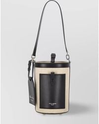Dolce & Gabbana - Canvas And Leather Bucket Bag - Lyst