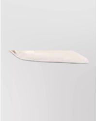 Jil Sander - Draped High Waist Midi Skirt With Back Slit - Lyst