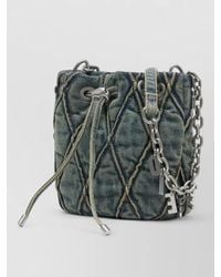 DIESEL - Small Cotton Bucket Bag - Lyst
