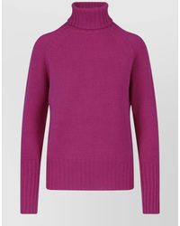 Drumohr - Knit Turtleneck Long Sleeve Crewneck Top - Lyst