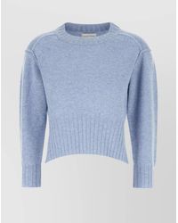 Loulou de Saison - Cashmere Ribbed Crew-Neck Short-Sleeve Jumper - Lyst