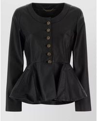 Chloé - Leather Fitted Jacket - Lyst