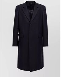 Givenchy - Virgin Wool Single Breasted Coat - Lyst