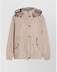 Brunello Cucinelli - Puffer Jackets With Hood And Flap Pockets - Lyst