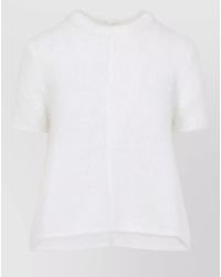 Loewe - Mohair Short Sleeve Sweater - Lyst