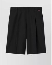 Gucci - Wool Blend Regular Fit Bermuda Shorts - Lyst