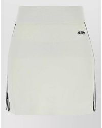 Autry - Knit Mini Skirt Elastic Waistband Side Stripes - Lyst
