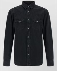 Tom Ford - Denim Slim-Fit Western Shirt Jacket - Lyst