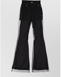 Rick Owens - Nylon Flared Trousers - Lyst