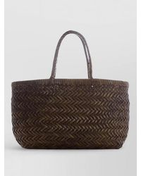 Dragon Diffusion - Vintage Mesh Tote Leather Beach Bag - Lyst