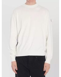 Moncler - Cotton Printed Crew-Neck Sweater - Lyst