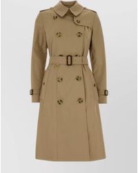 Burberry - Double-Breasted Trench Coat - Lyst