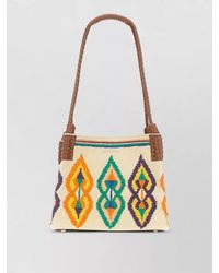 Etro - Canvas Libra Small Shoulder Tote Bag - Lyst
