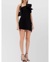 MSGM - Regular-Fit Ruffled Mini Dress - Lyst