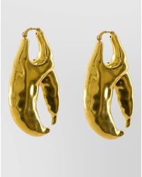 Jacquemus - Hammered Hoop Earrings - Lyst