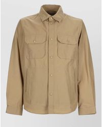 Woolrich - Collared Jacket Long Sleeves Chest Pockets - Lyst