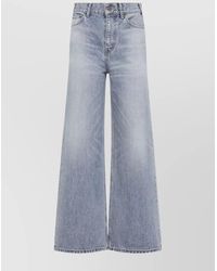Celine - Wide-Leg High-Rise Jeans Belt Loops - Lyst