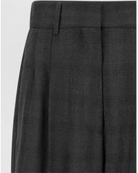Blazé Milano - Checked Virgin Wool High-Rise Pleated Wide-Leg Suit Trousers - Lyst