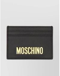 Moschino - Leather Card Holder - Lyst