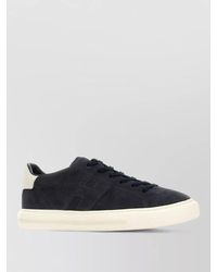 Hogan - Suede Leather Low-Top Sneakers - Lyst